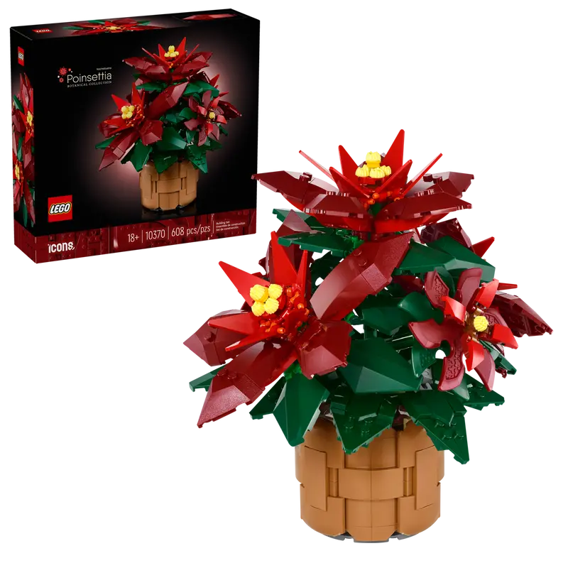 Lego-Poinsettia-10370-Legacy Toys