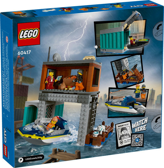 Lego-Police Speedboat and Crooks' Hideout-60417-Legacy Toys