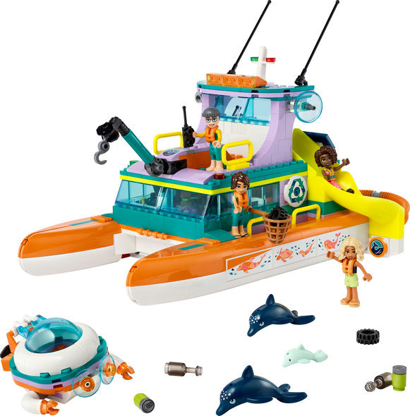 Lego-Sea Rescue Boat-41734-Legacy Toys