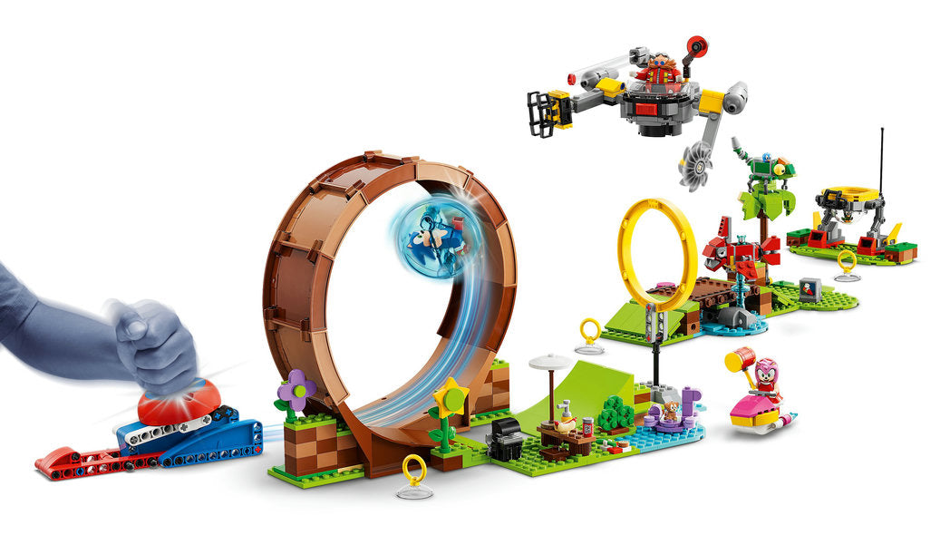 Lego-Sonic's Green Hill Zone Loop Challenge-76994-Legacy Toys