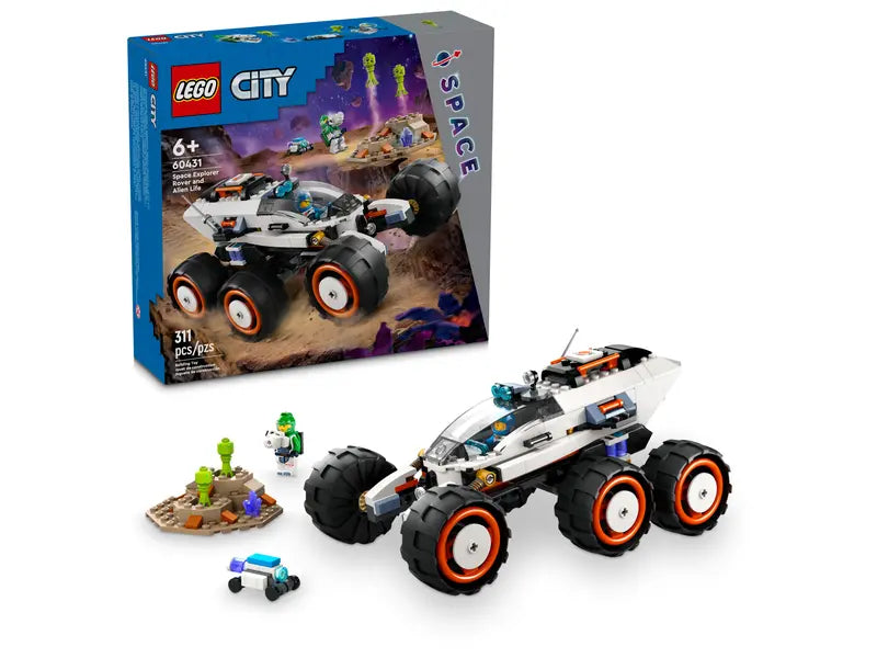 Lego-Space Explorer Rover and Alien Life-60431-Legacy Toys