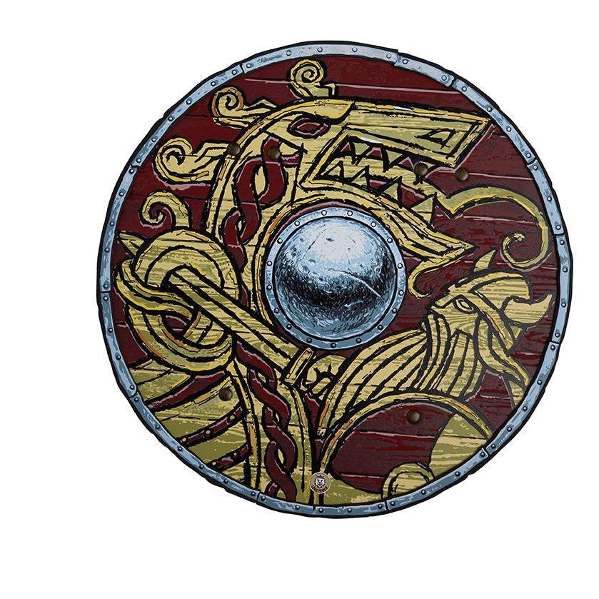 Liontouch-Liontouch Harald Viking Shield-50002-Legacy Toys