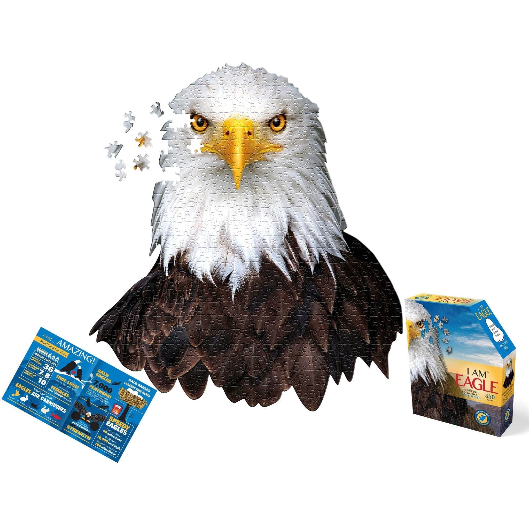 Madd Capp Games-I am Eagle - 550 Piece Puzzle-3008-IAMEagle-Legacy Toys