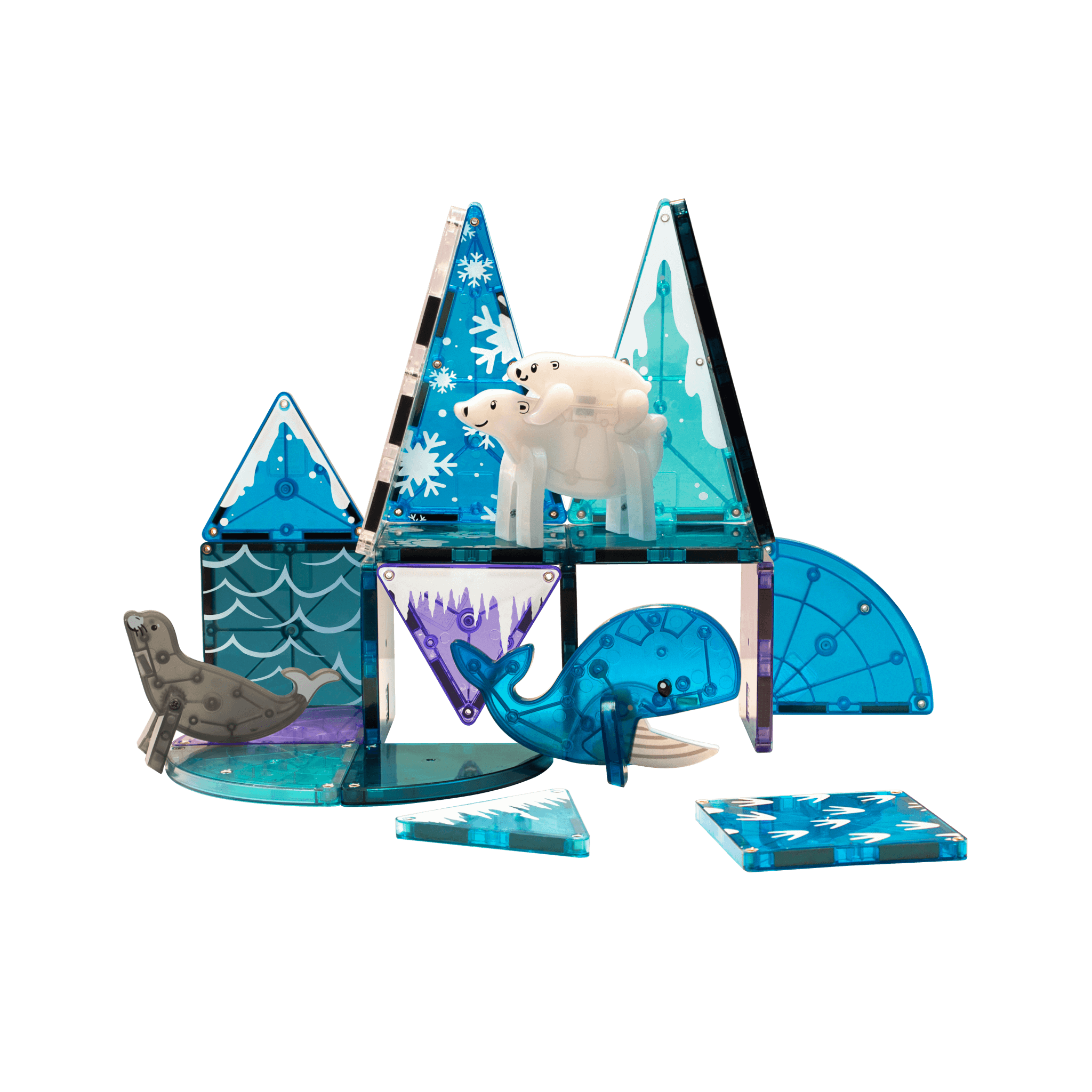 Magna-Tiles-Magna-Tiles Arctic Animals 25 Piece Set-21125-Legacy Toys