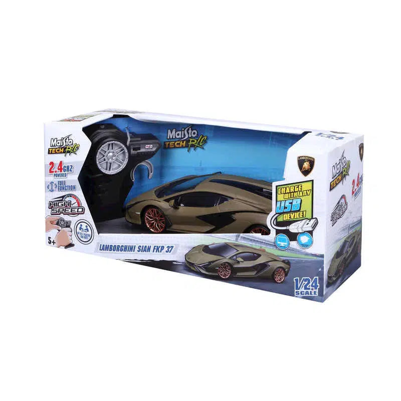 Maisto-R/C 1:24 Premium Lamborghini Sian FKP 37-82338-Legacy Toys
