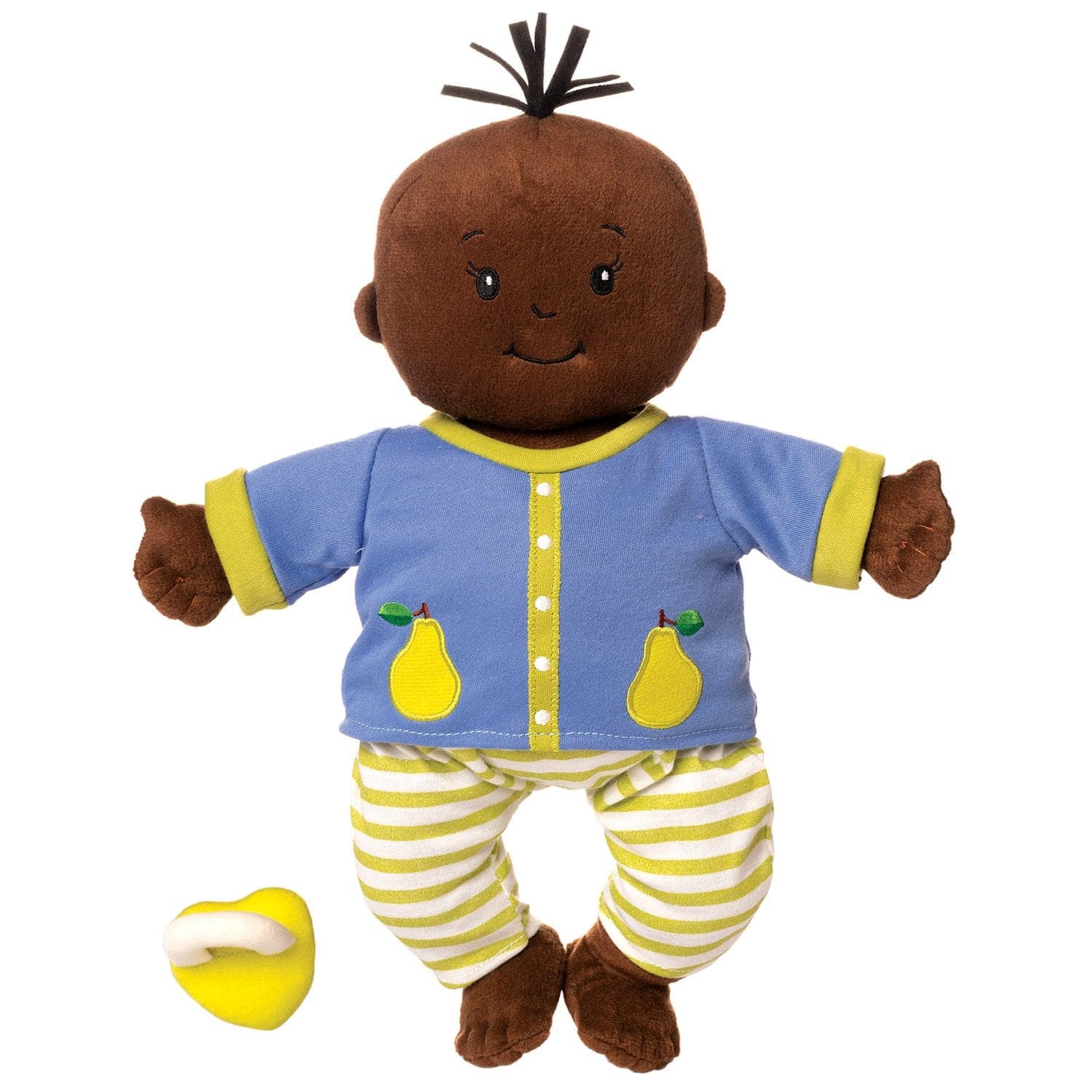 Manhattan Toy-Baby Stella Doll - Brown with Black Hair-158030-Legacy Toys