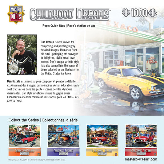 MasterPieces-Childhood Dreams - Pop's Quick Stop - 1000 Piece Puzzle-71646-Legacy Toys