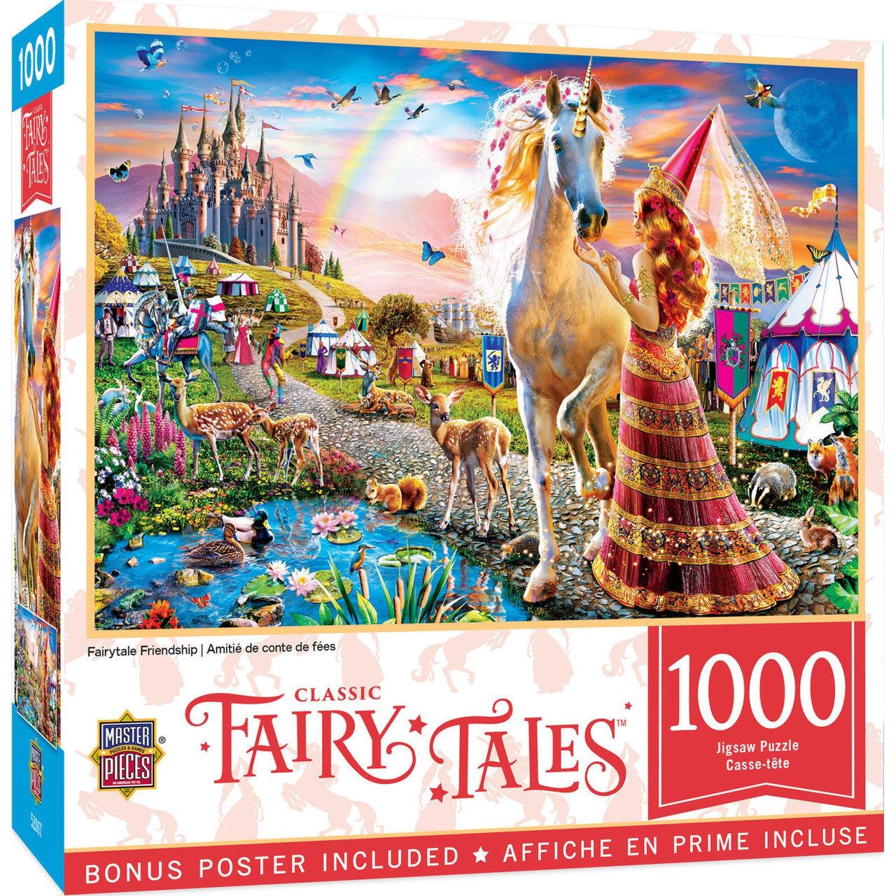 MasterPieces-Classic Fairy Tales - Fairytale Friendship - 1000 Piece Puzzle-72235-Legacy Toys