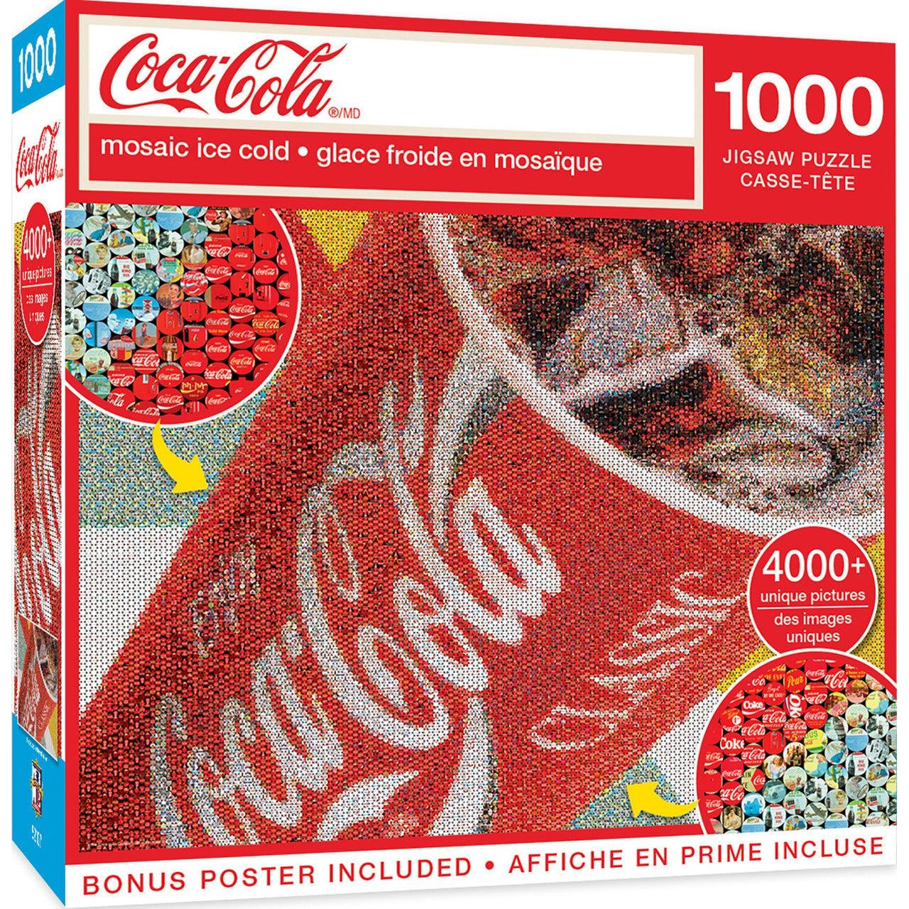 MasterPieces-Coca-Cola - Photomosiac Big Gulp - 1000 Piece Puzzle-82120-Legacy Toys