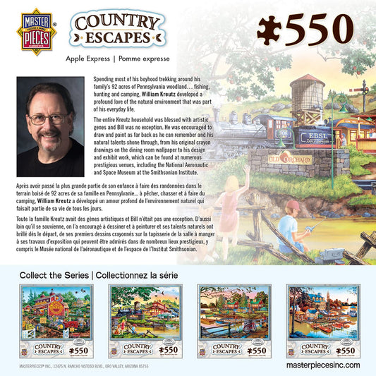 MasterPieces-Country Escapes - Apple Express - 550 Piece Puzzle-31932-Legacy Toys