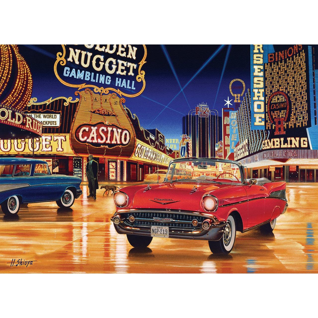 MasterPieces-Cruisin‘ Route 66 - Gamblin Man - 1000 Piece Puzzle-71516-Legacy Toys