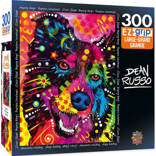 MasterPieces-Dean Russo - Happy Boy - 300 Piece EZGrip Puzzle-31822-Legacy Toys