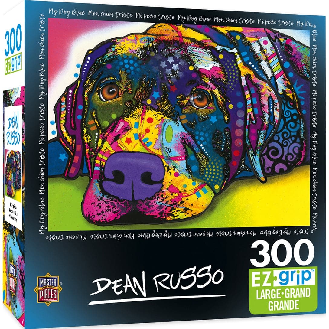 MasterPieces-Dean Russo - My Dog Blue - 300 Piece EZGrip Puzzle-31823-Legacy Toys