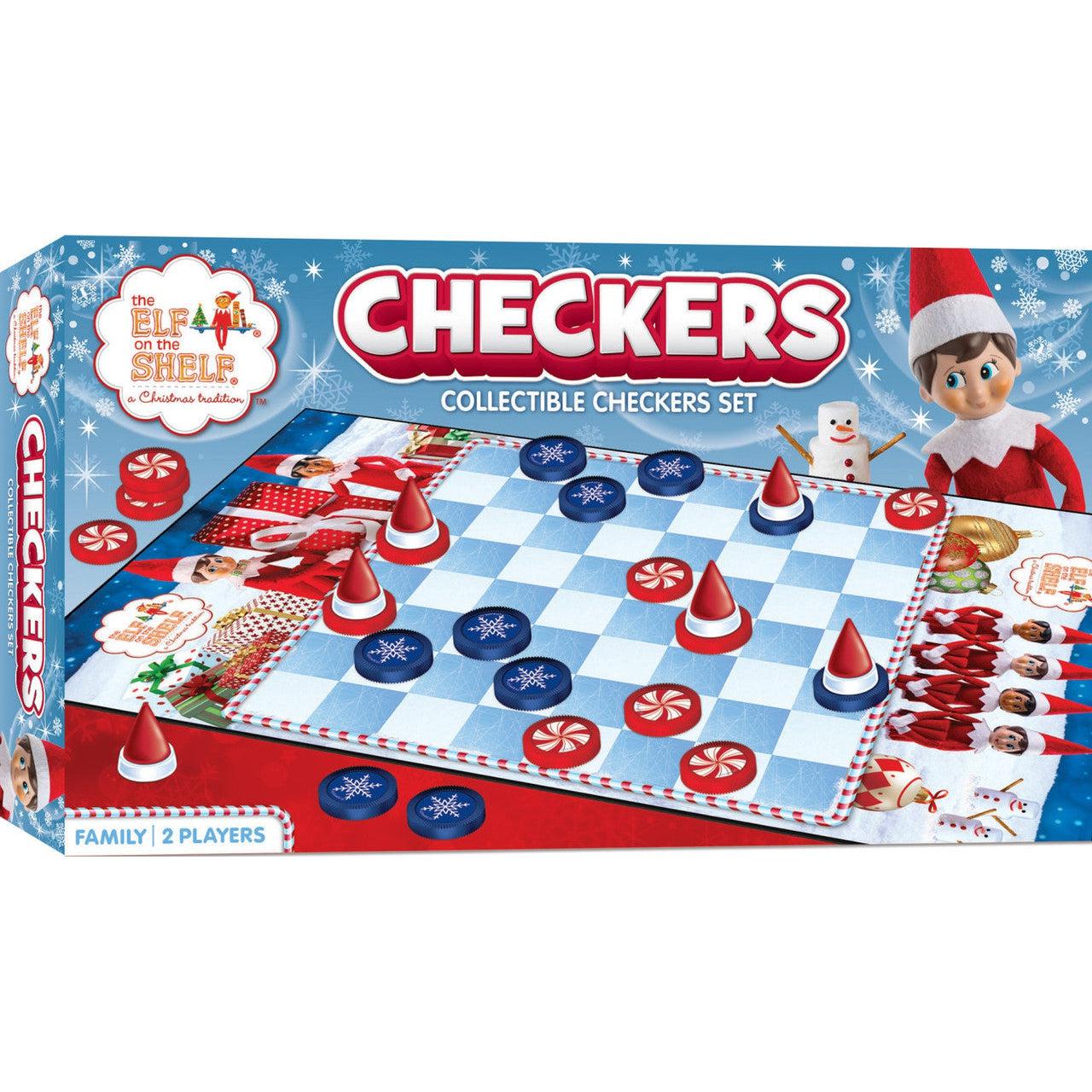 MasterPieces-Elf on the Shelf - Checkers-42119.01-Legacy Toys