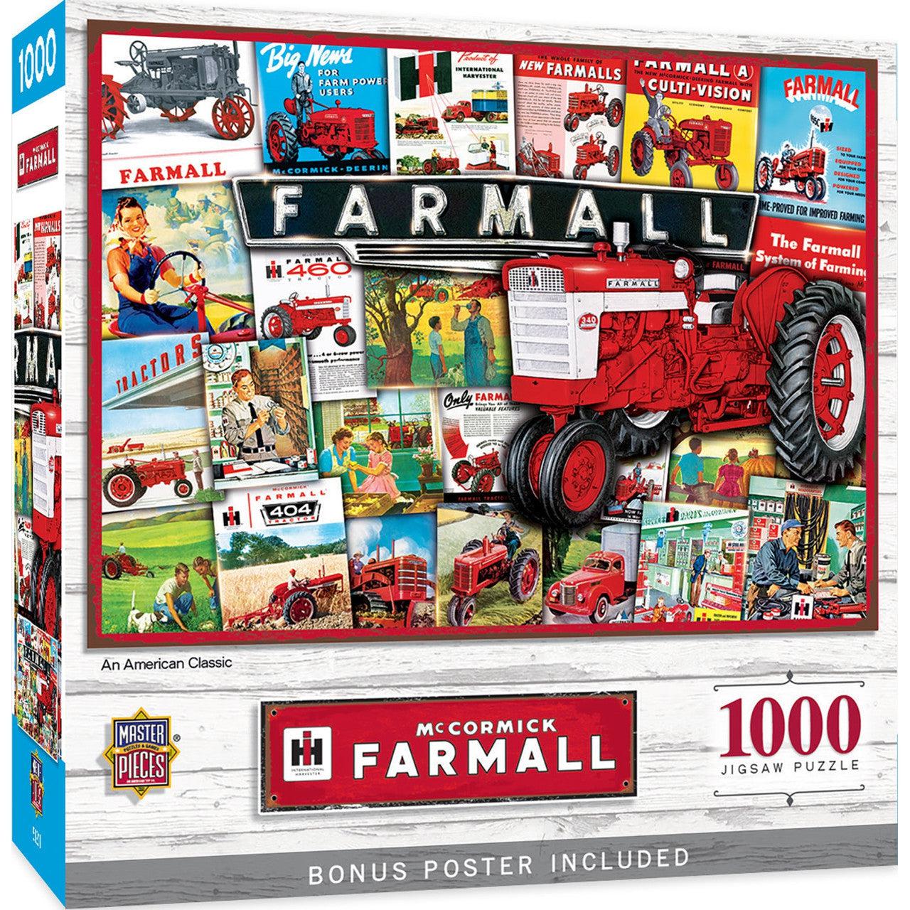 MasterPieces-Farmall Case IH - An American Classic - 1000 Piece Puzzle-72344-Legacy Toys