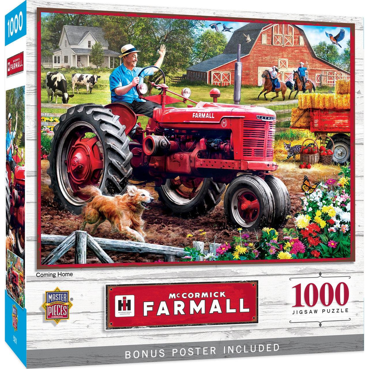 MasterPieces-Farmall Case IH - Coming Home - 1000 Piece Puzzle-72026-Legacy Toys