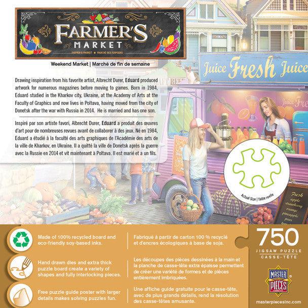 MasterPieces-Farmer's Market - Weekend Market - 750 Piece Puzzle-32016-Legacy Toys