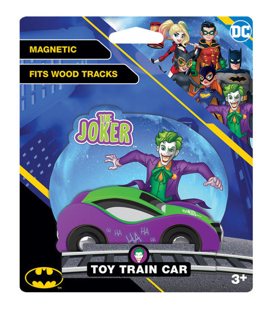 MasterPieces-Joker Car Wood Toy Train-42313-Legacy Toys