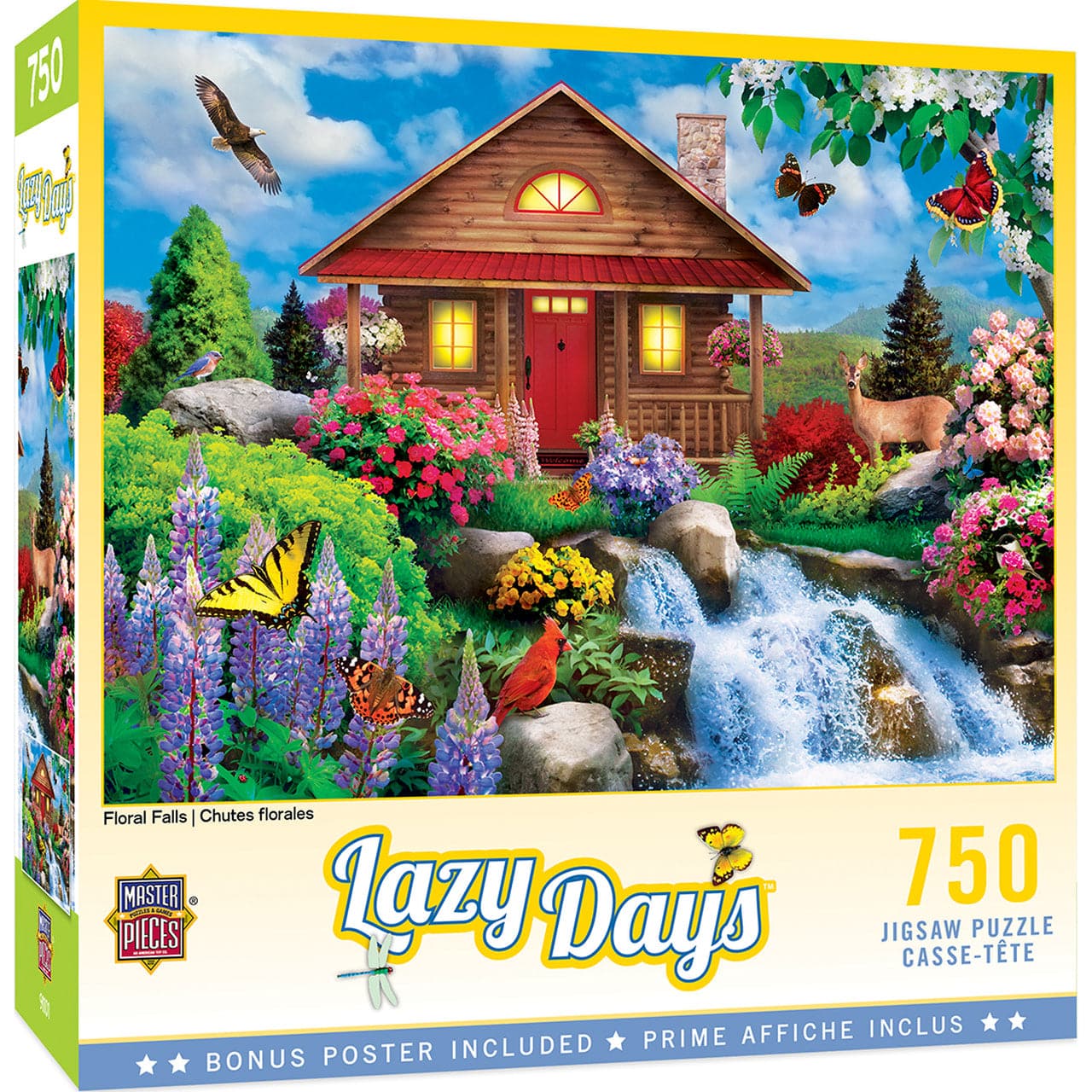 MasterPieces-Lazy Days - Floral Falls - 750 Piece Puzzle-32162-Legacy Toys