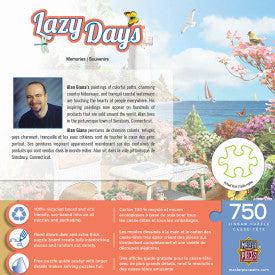 MasterPieces-Lazy Days - Memories - 750 Piece Puzzle-31694-Legacy Toys