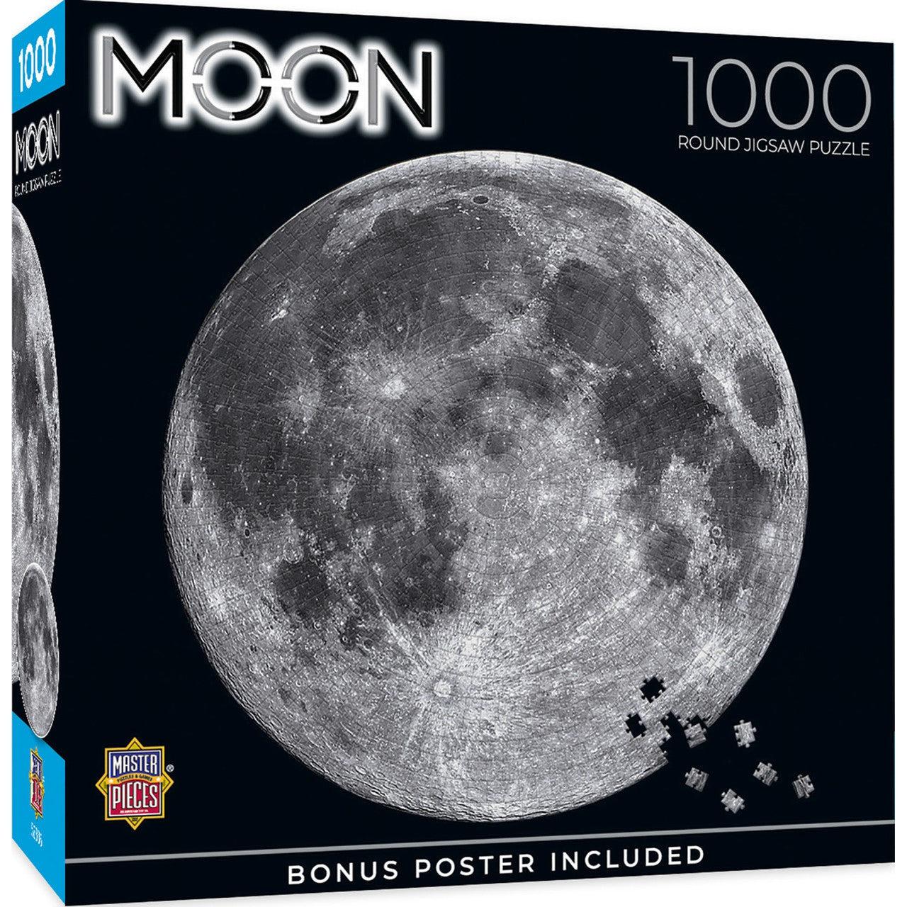 MasterPieces-Solar System - Moon - 1000 Piece Puzzle-72309-Legacy Toys