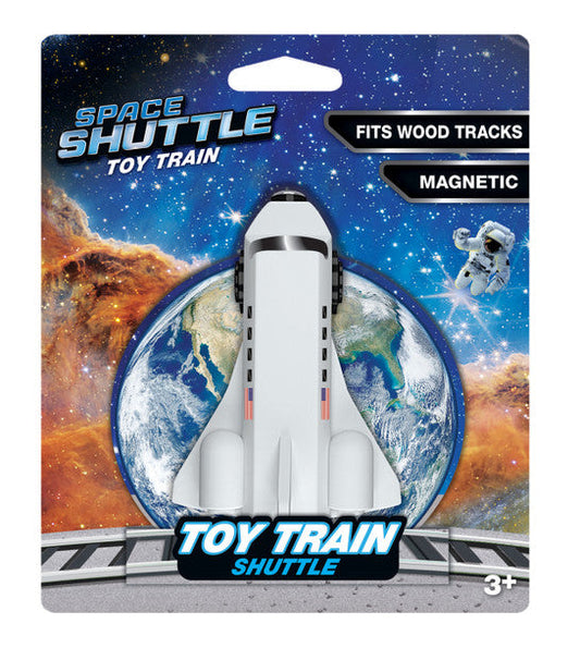 MasterPieces-Space Shuttle Wood Toy Train-42314-Legacy Toys