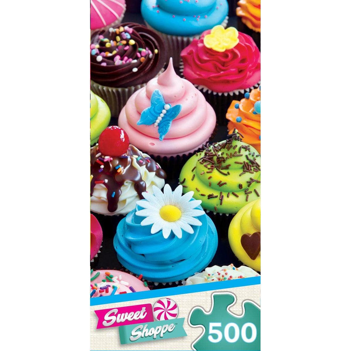 MasterPieces-Sweet Shoppe - 500 Piece Puzzle Assortment-32190-Cupcake Delight-Legacy Toys