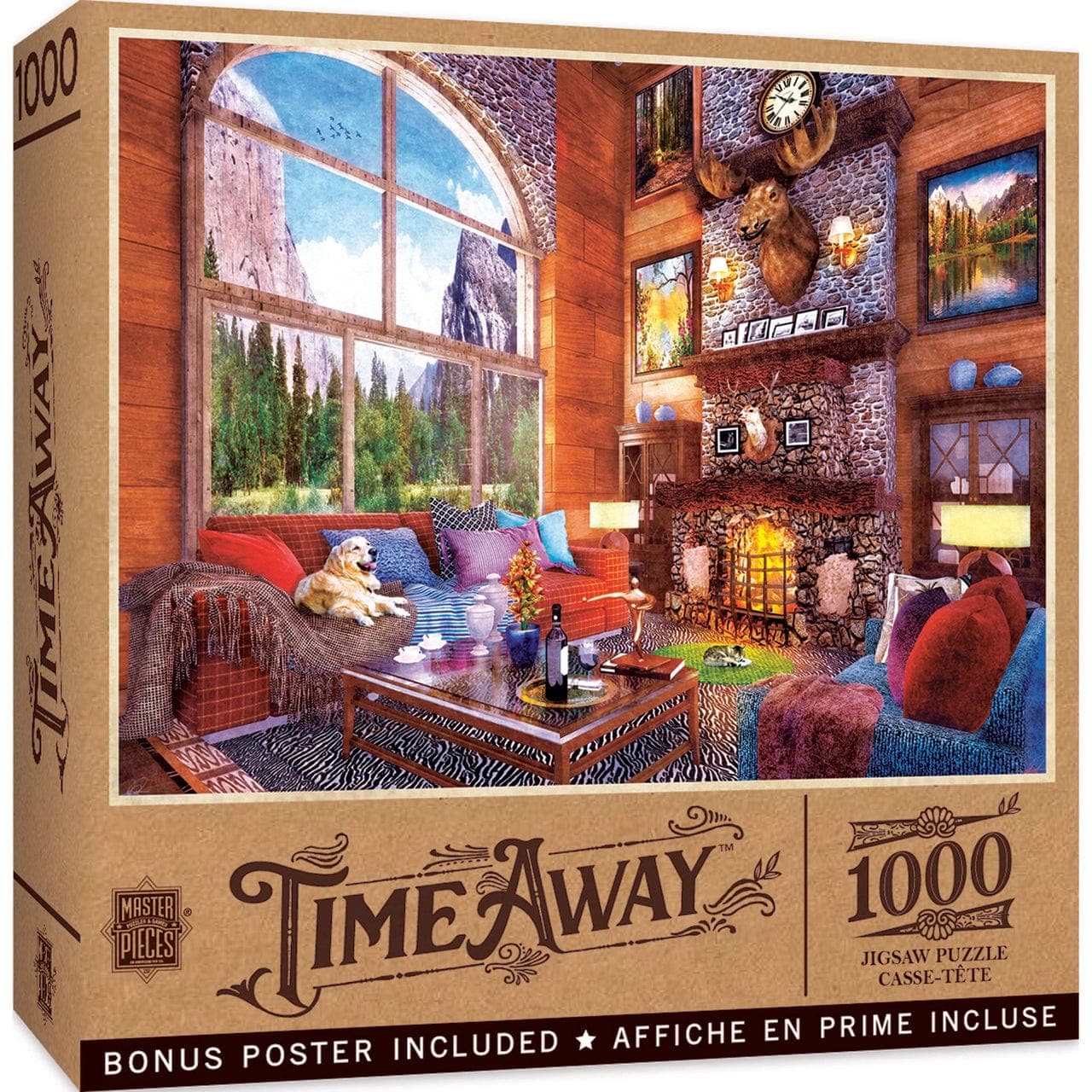 MasterPieces-Time Away - Luxury View - 1000 Piece Puzzle-72230-Legacy Toys