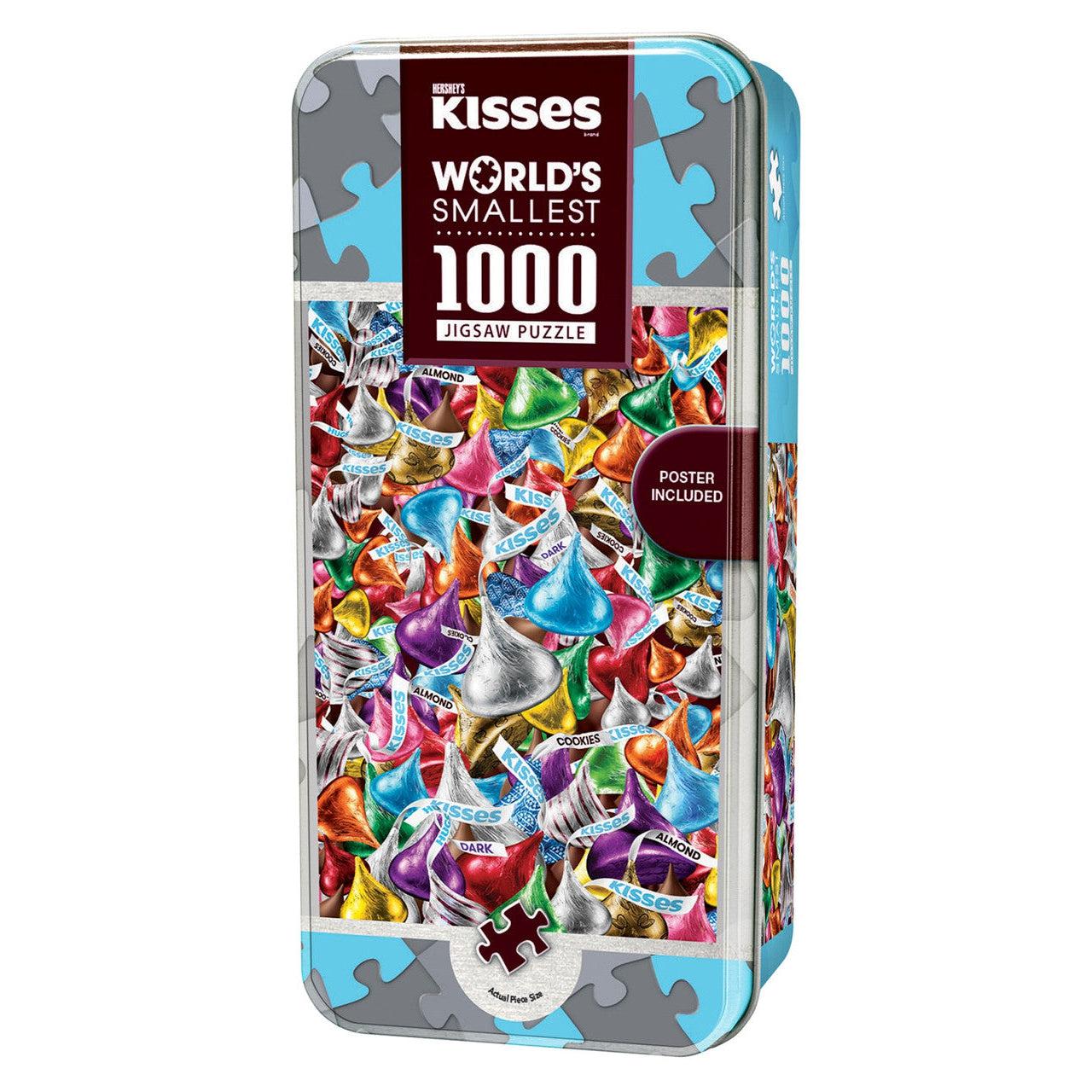 MasterPieces-World‘s Smallest - Hershey Kisses - 1000 Piece Puzzle in a Tin-32326-Legacy Toys