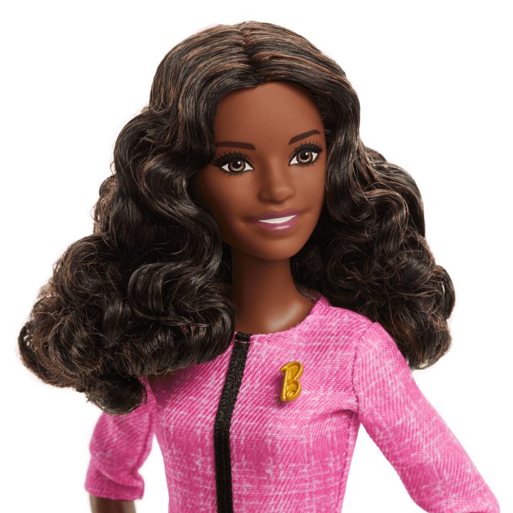 Mattel-Barbie Future Leader Doll - Dark Brown Hair-HXN98-Legacy Toys