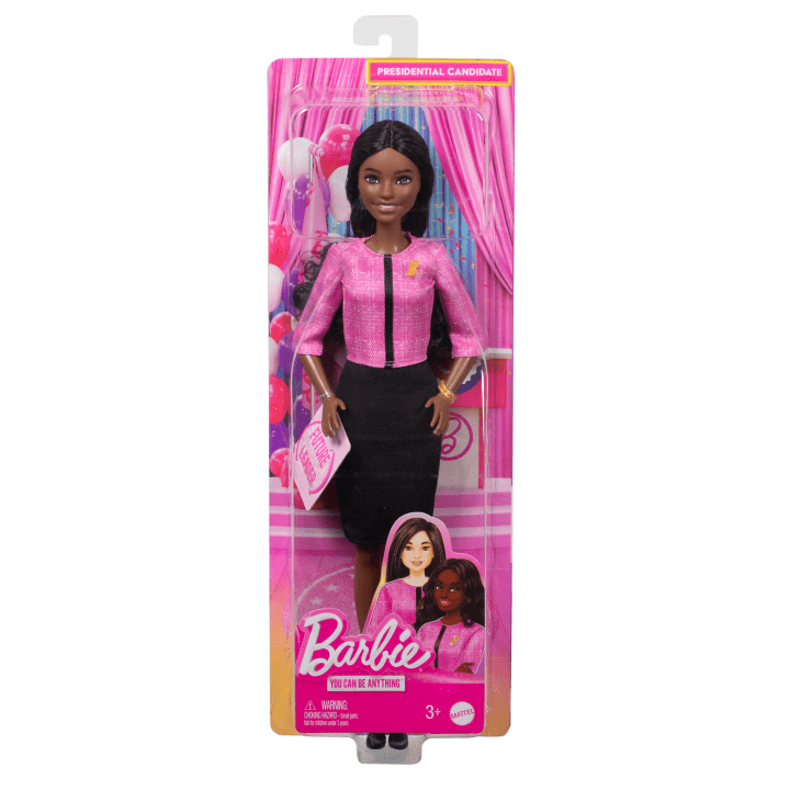 Mattel-Barbie Future Leader Doll - Dark Brown Hair-HXN98-Legacy Toys