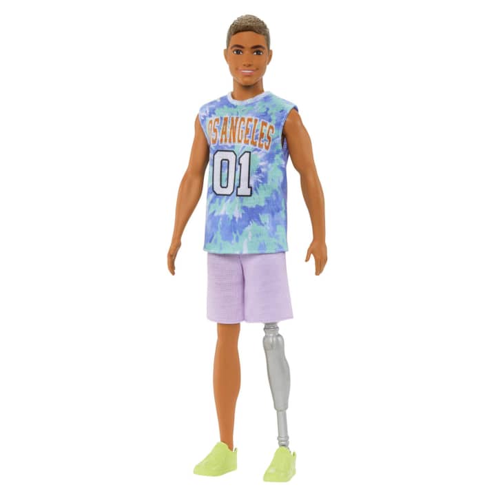 Barbie Ken Fashionistas Doll 212 with Jersey And Prosthetic Leg