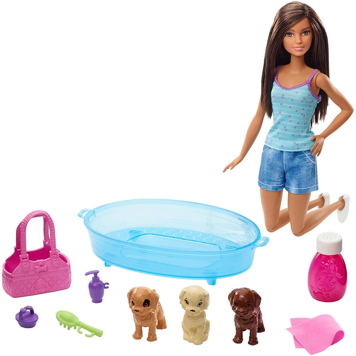 Mattel-Barbie Pets & Accessories - Brunette-GDJ39-Legacy Toys