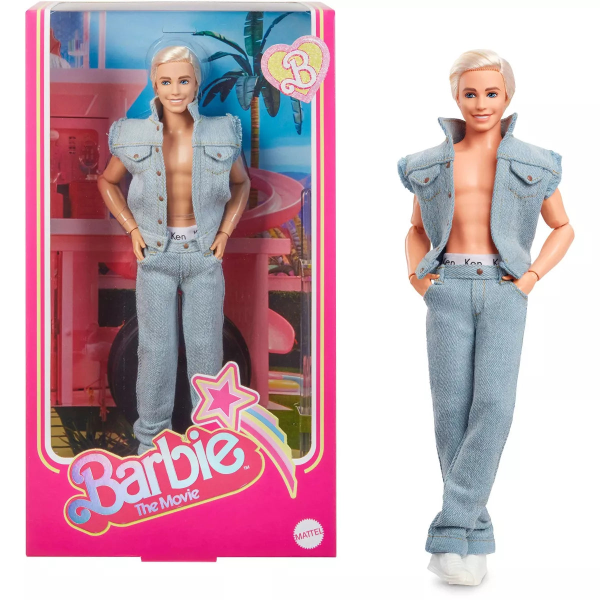 Mattel-Barbie The Movie - Collectible Ken Doll - Denim-HRF27-Legacy Toys