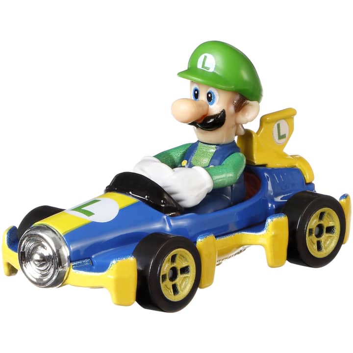 Mattel-Hot Wheels Mario Kart 2024-GBG27XX-Luigi Mach 8-Legacy Toys