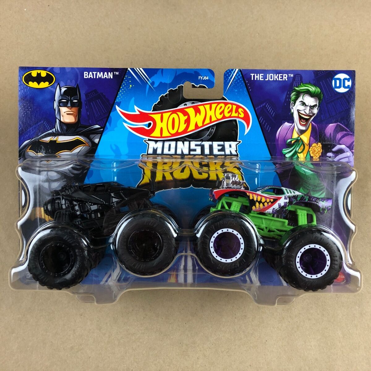 Mattel-Hot Wheels Monster Trucks Demolition Doubles - 2 Pack - Assorted Styles-FYJ64-Legacy Toys