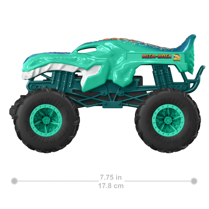 Mattel-Hot Wheels Monster Trucks - Mega-Wrex RC Vehicle-HTP14-Legacy Toys