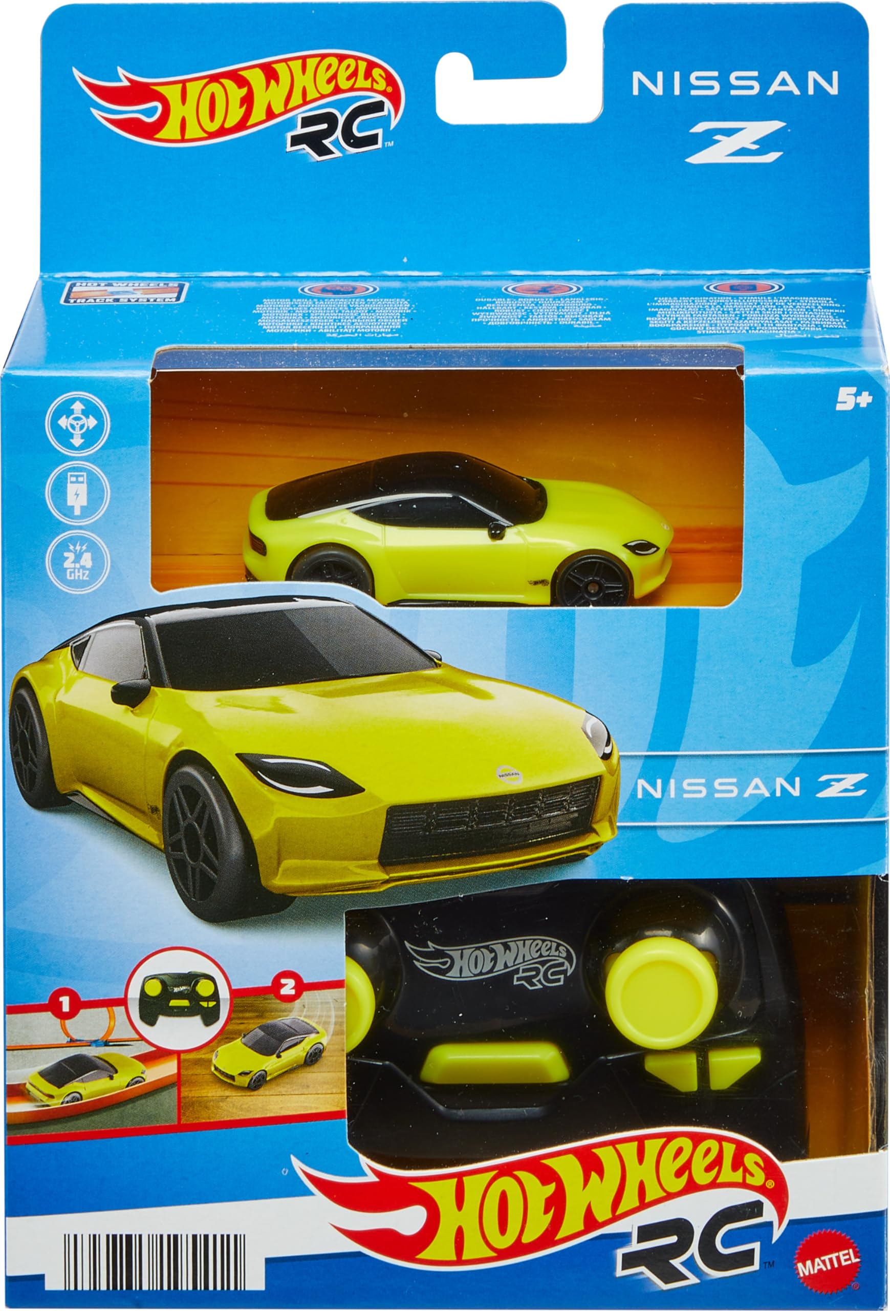 Mattel-Hot Wheels Monster Trucks - Nissan Z RC Vehicle-HTP16-Legacy Toys