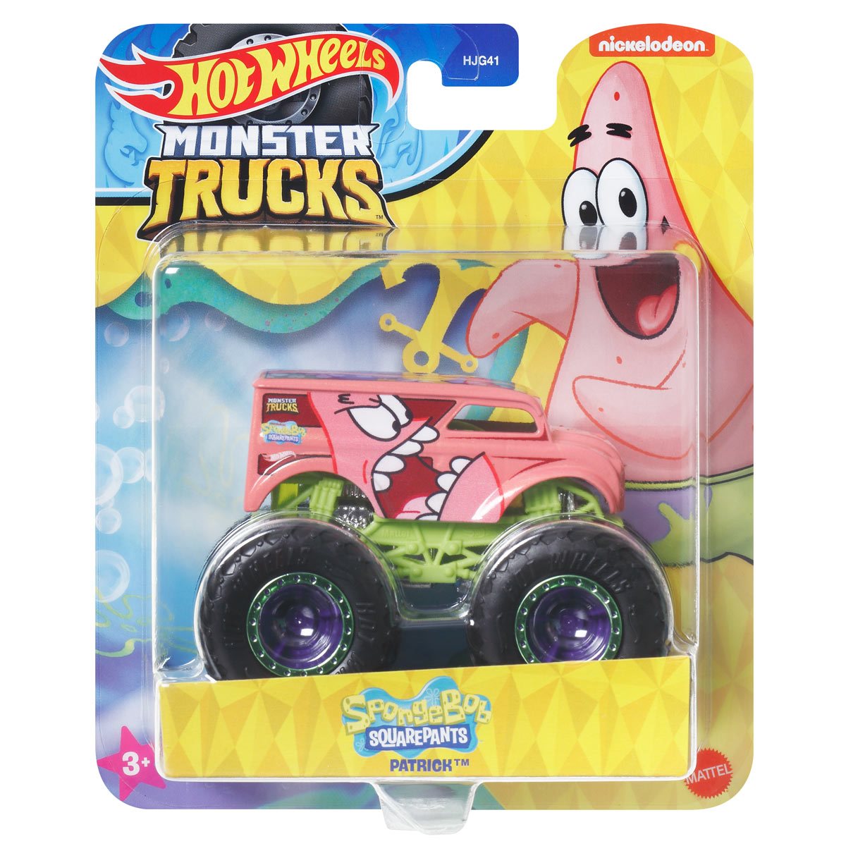 Mattel-Hot Wheels Monster Trucks - SpongeBob SquarePants-HWN77-Patrick-Legacy Toys