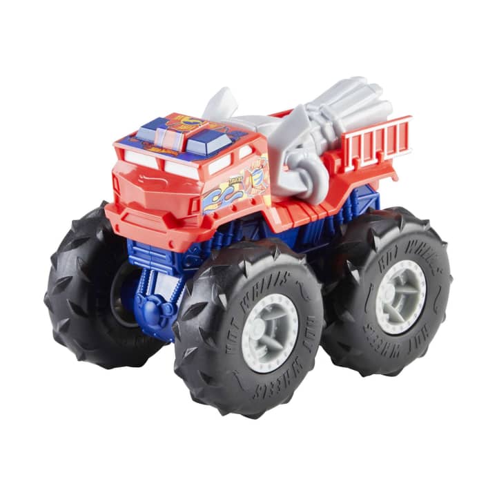 Mattel-Hot Wheels Monster Trucks Twisted Tredz - 5 Alarm-GVK41-Legacy Toys