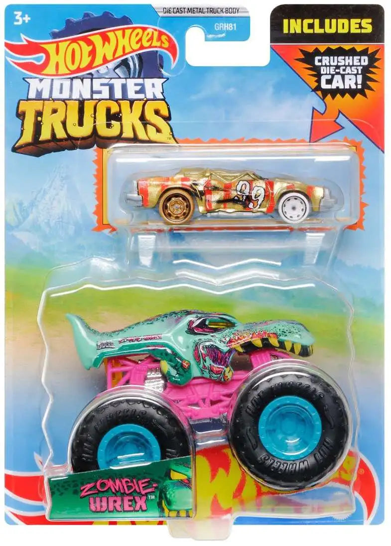 Mattel-Hot Wheels Monster Trucks - Zombie Wrex-HDC03-Legacy Toys
