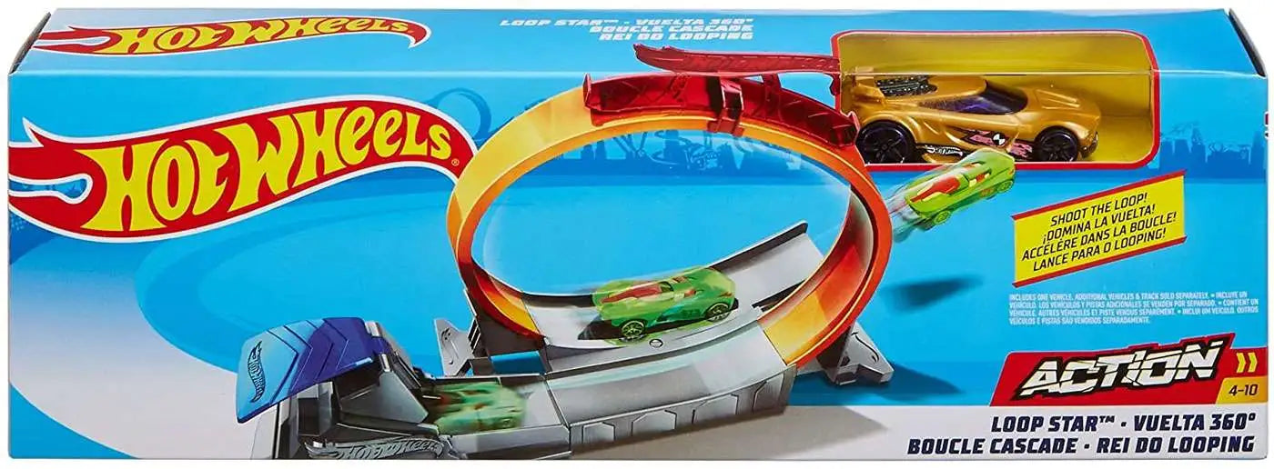 Mattel-Mattel Netflix Lets Race Action Sets-FTH82-Loop Star-Legacy Toys