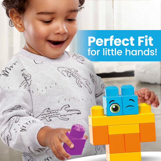 Mattel-MEGA BLOKS Bigger Building Bag-HHM96-Legacy Toys