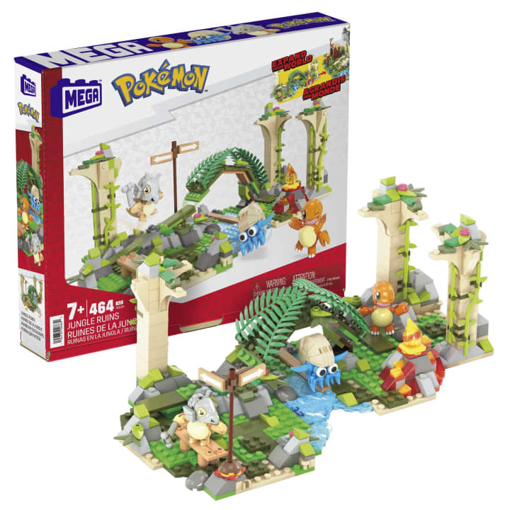 Mattel-MEGA Pokémon Jungle Ruins Building Toy-HDL86-Legacy Toys