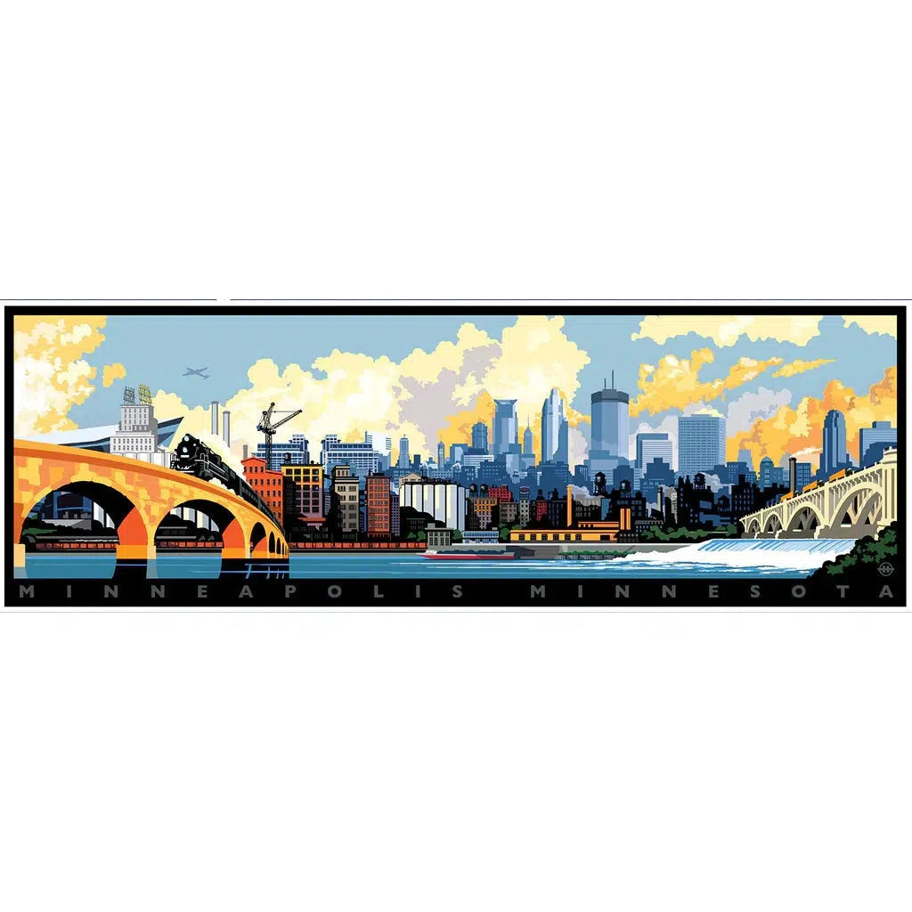 Maynards-Puzzle Twist - Minneapolis Skyline - 750 Piece Puzzle-20005-Legacy Toys