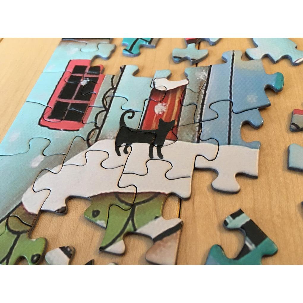 Maynards-Puzzle Twist - Winter City - 500 Piece Puzzle-MA10141-Legacy Toys