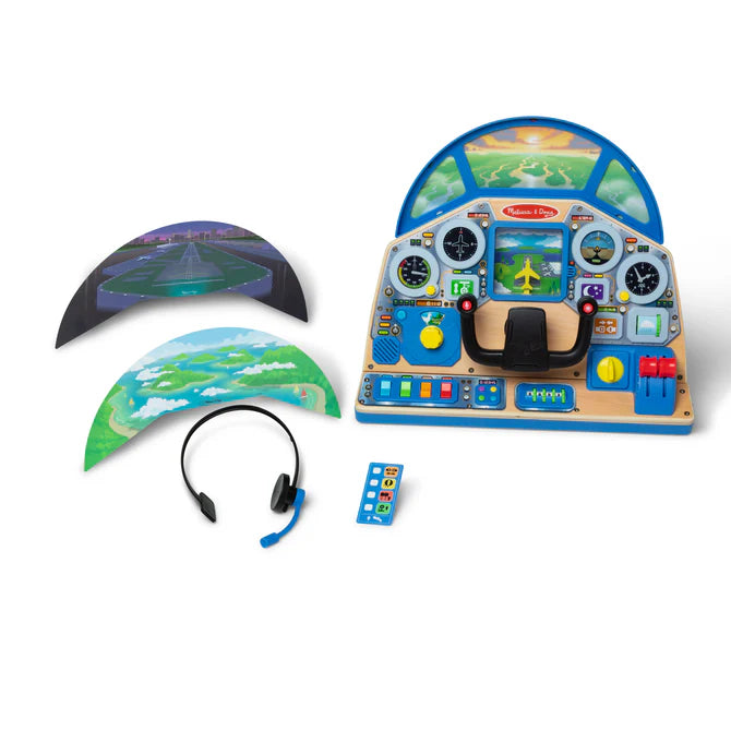 Melissa & Doug-Jet Pilot Interactive Dashboard-32300-Legacy Toys