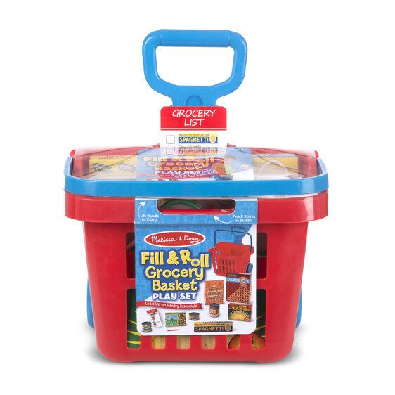 Melissa & Doug-Rolling Grocery Basket-4073-Legacy Toys
