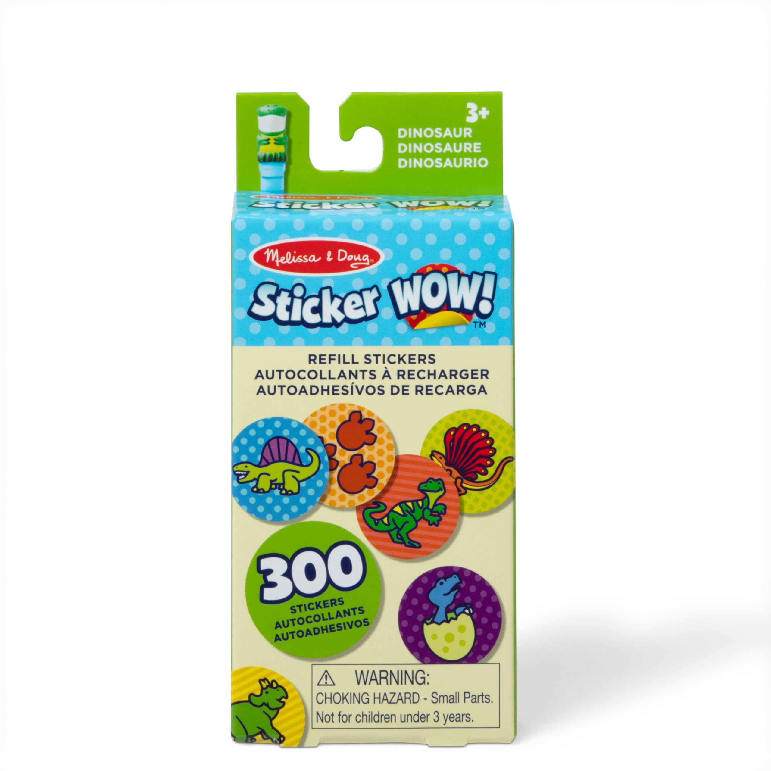 Melissa & Doug-Sticker WOW! Refill Stickers - Dinosaur-50326-Legacy Toys