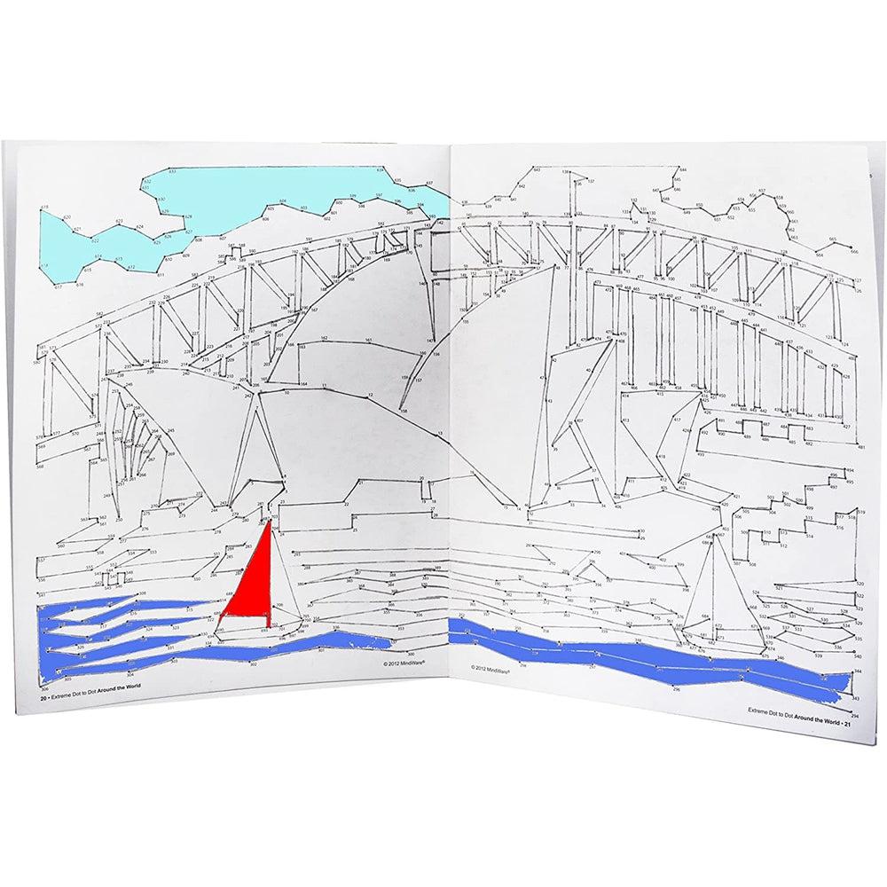 MindWare-Extreme Dot to Dot - Around the World-54004-Legacy Toys